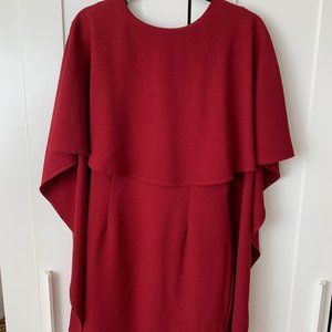 LULU’S Bodycon Reverse Cape Dress